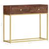 vidaXL طاولة كونسول 75x30x90 سم خشب مانجو صلب