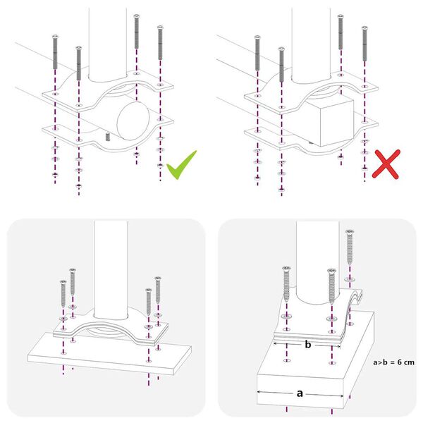 vidaXL مظلة فناء جانبية قابلة للسحب 100&times;300 سم رمادي