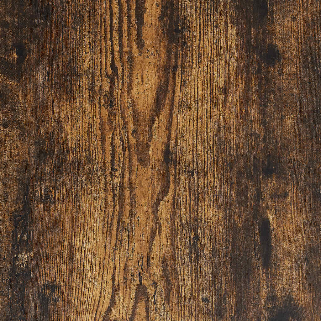 vidaXL رفوف جدارية 2 ق أوك دخاني 100×15×20 سم خشب صناعي