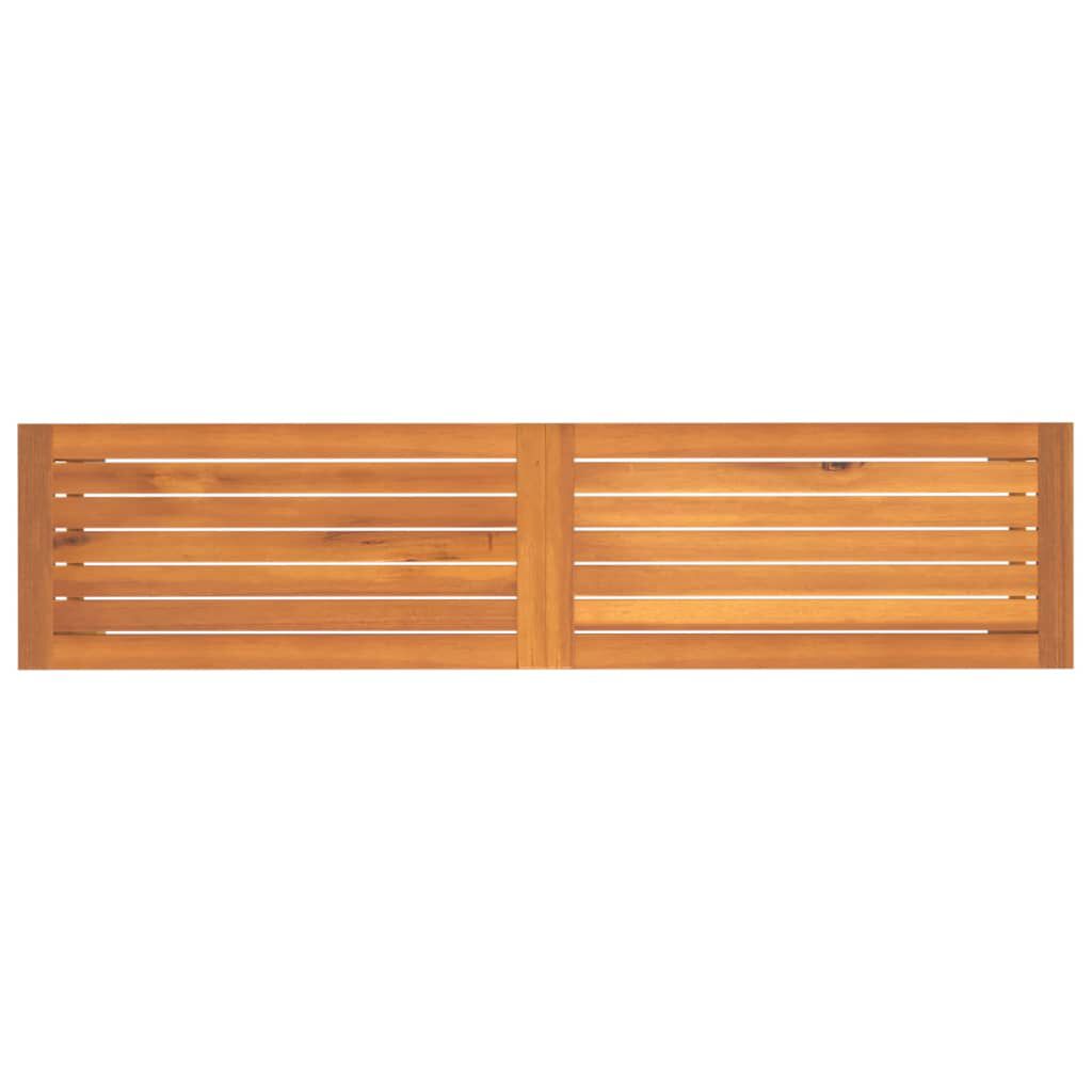 vidaXL مقعد طويل للحديقة 45x35x150 سم خشب أكاسيا صلب