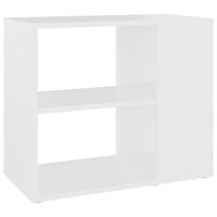 vidaXL خزانة جانبية أبيض 60×30×50 سم خشب صناعي