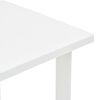vidaXL طاولة حديقة أبيض 80×75×72 سم بلاستيك