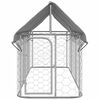vidaXL منزل كلب خارجي مع سقف 150x100x400 سم