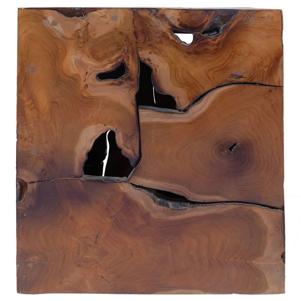 vidaXL مقعد خشب ساج صلب