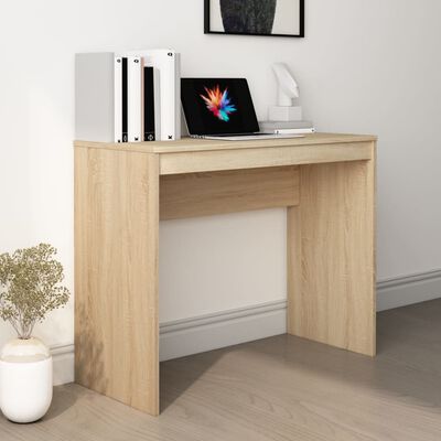vidaXL مكتب سونوما اوك 90×40×72 سم خشب مضغوط