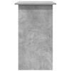 vidaXL مكتب لون رمادي أسمنتي 80×45×74 سم خشب صناعي