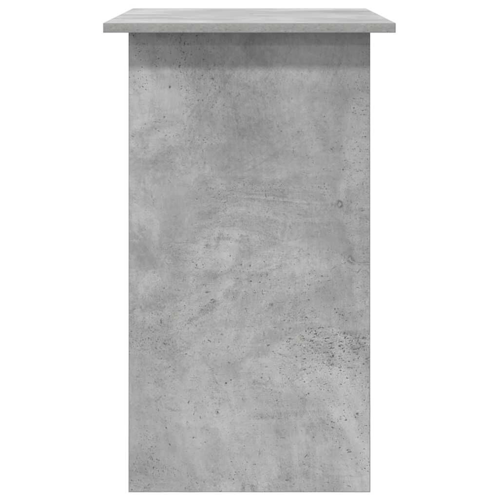 vidaXL مكتب لون رمادي أسمنتي 80×45×74 سم خشب صناعي