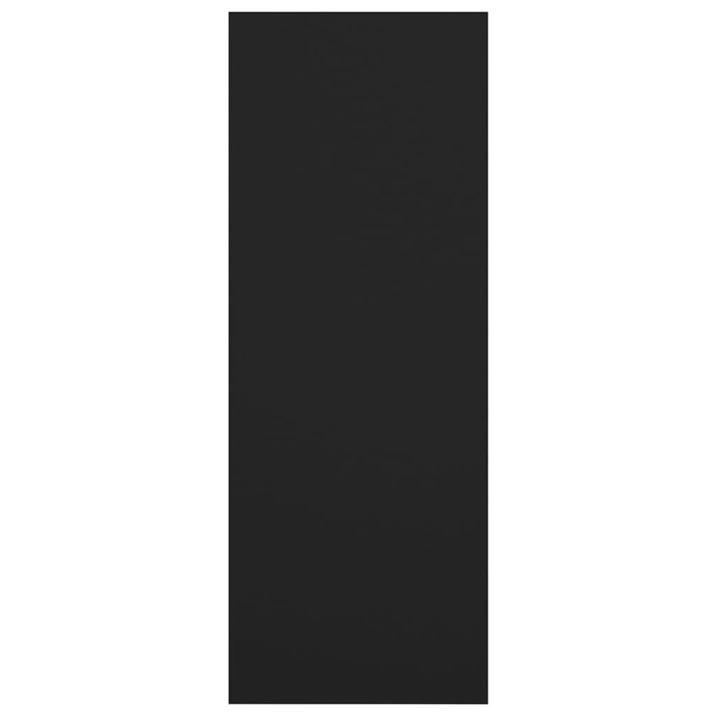 vidaXL طاولة كونسول أسود 78×30×80 سم خشب صناعي