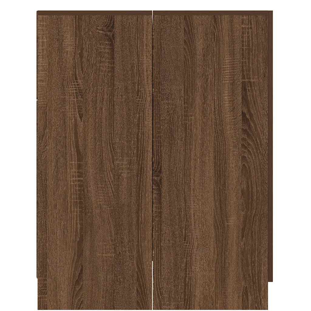 vidaXL خزانة غسالة أوك بني 71×71.5×91.5 سم