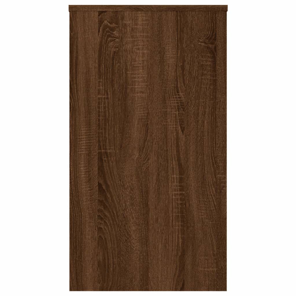 vidaXL مكتب أوك بني 90×40×72 سم خشب صناعي
