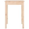 vidaXL طاولة طعام 75x55x55 سم خشب صنوبر صلب