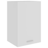 vidaXL خزانة معلقة أبيض 39.5×31×60 سم خشب صناعي