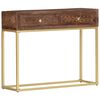 vidaXL طاولة كونسول 75x30x90 سم خشب مانجو صلب