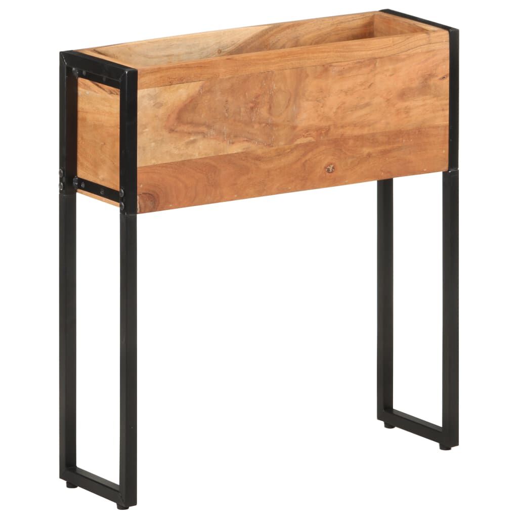 vidaXL حوض زرع 60×20×68 سم خشب أكاسيا صلب