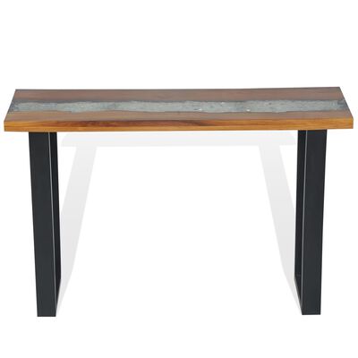 vidaXL طاولة كونسول خشب ساج 100×35×75 سم