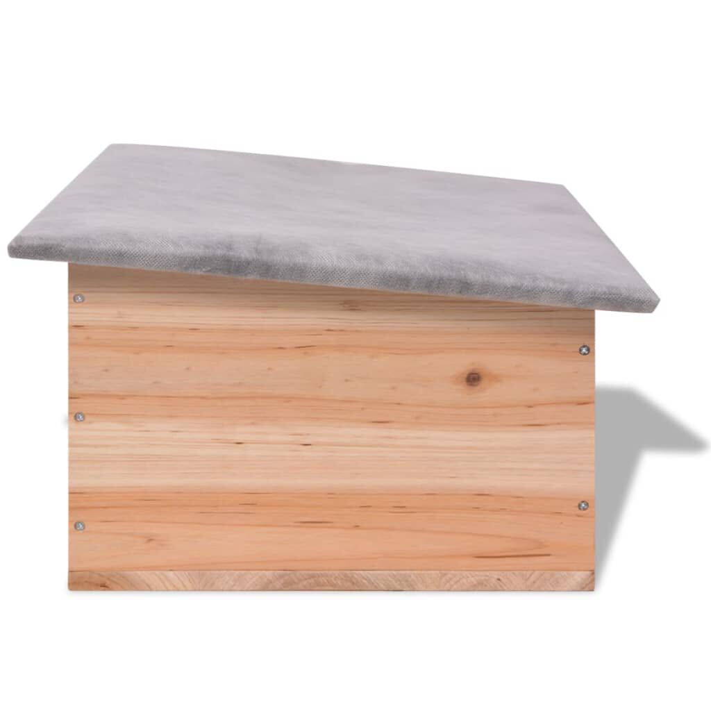 vidaXL بيت قنفذ 45×33×22 سم خشب