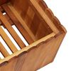 vidaXL حوض حديقة مرتفع 100×30×25 سم خشب أكاسيا صلب