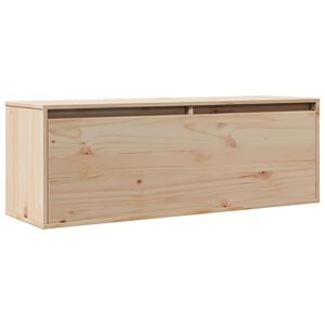 vidaXL خزانة حائط 35x30x100 سم خشب صنوبر صلب