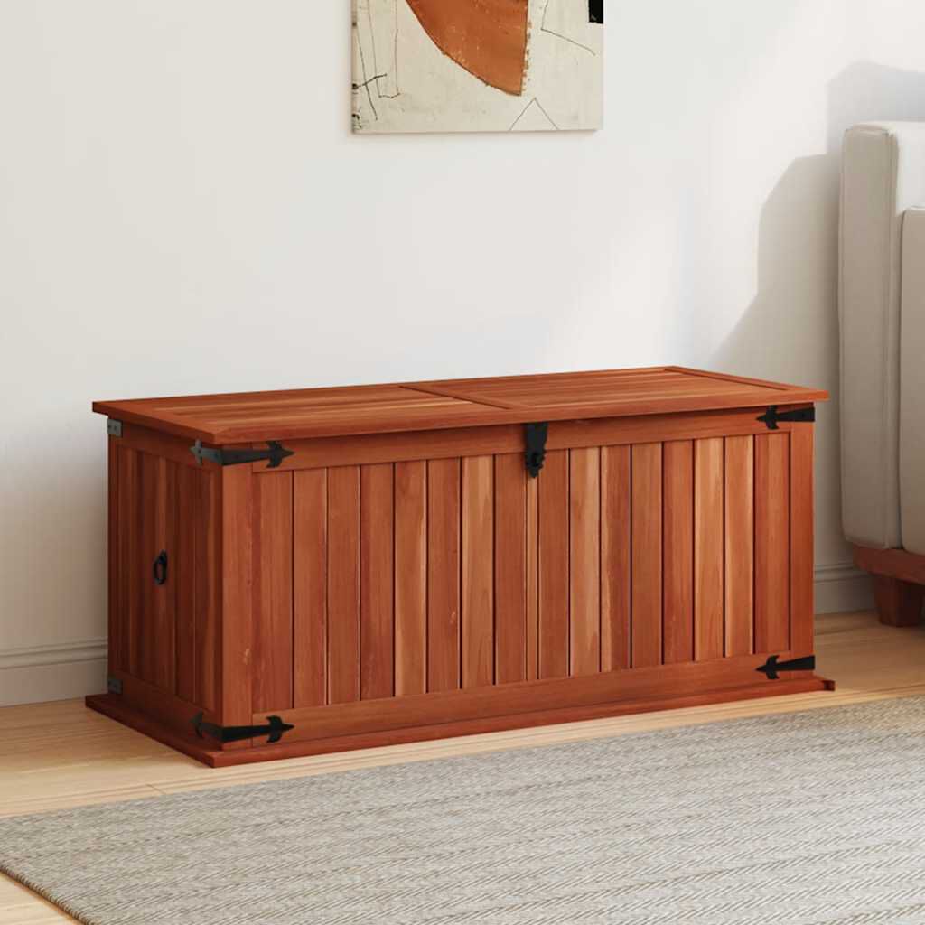 vidaXL صندوق تخزين 90×45×40 سم خشب أكاسيا صلب