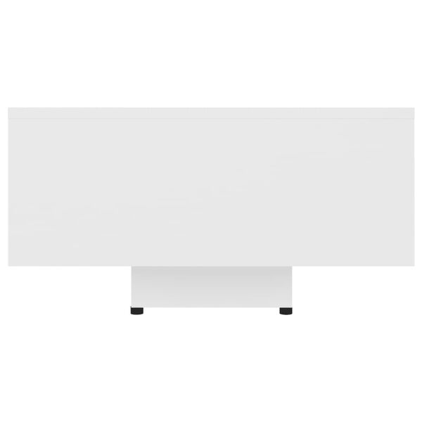 vidaXL طاولة قهوة لون أبيض 85×55×31 سم خشب صناعي