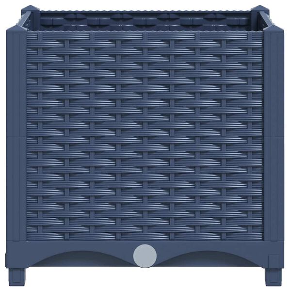 vidaXL حوض زراعي مرتفع 80×40×38 سم بولي بروبيلين