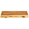 vidaXL سطح حوض غسيل الحمام خشب أكاسيا صلب 58×55×3.8