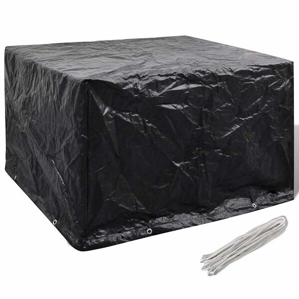 vidaXL غطاء أثاث حديقة 8 ثقوب 135×135×90 سم