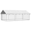 vidaXL منزل كلب خارجي مع سقف 150x200x400 سم