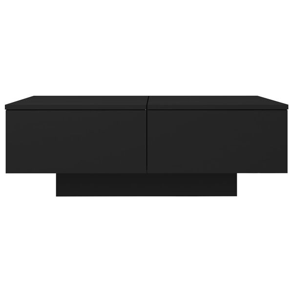 vidaXL طاولة قهوة لون أسود 31x60x90 سم خشب صناعي