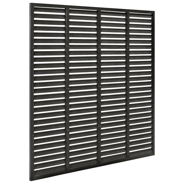 vidaXL سياج كوة 180×180 سم مادة WPC رمادي داكن