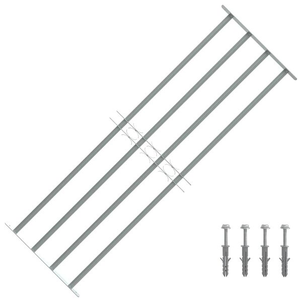 شبكة أمان قابلة للتعديل للنوافذ مع 4 قضبان مستعرضة 1000-1500 ملم