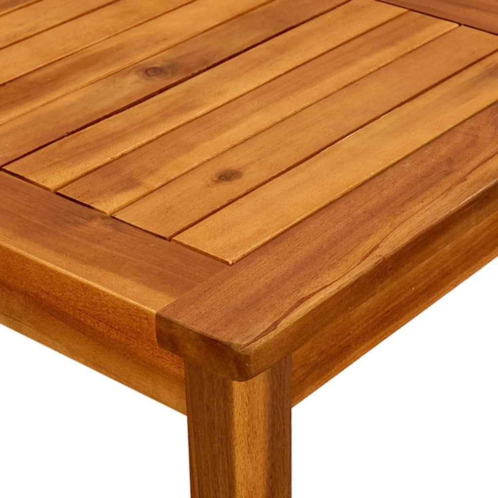 vidaXL طاولة قهوة للحديقة 45×45×36 سم خشب أكاسيا صلب
