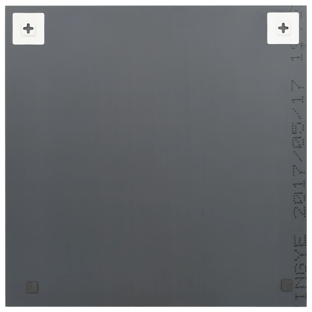 vidaXL مرايا حائط 2ق 50x50 سم زجاج مربع