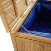 vidaXL صندوق تخزين للحديقة 110x52x55c سم خيزران