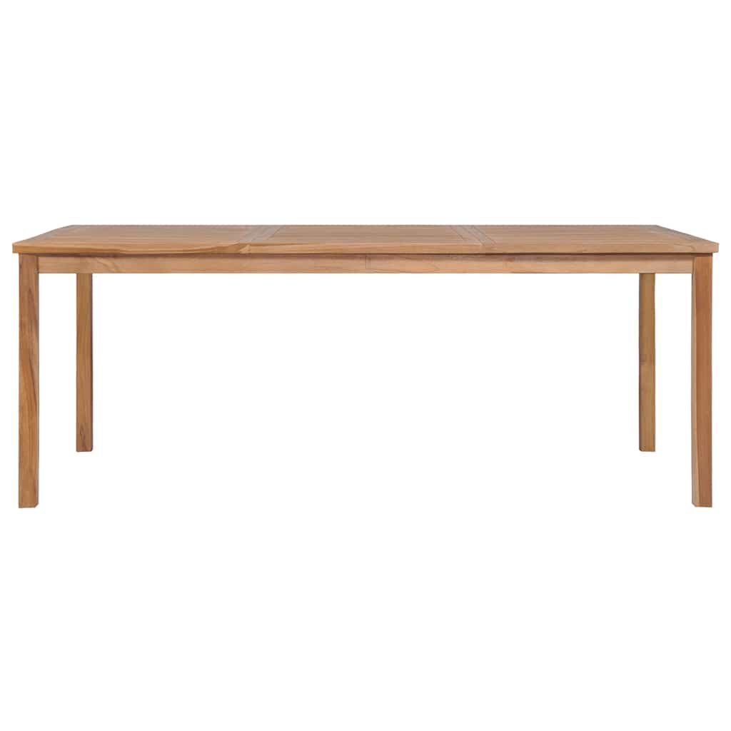 vidaXL طاولة حديقة 200×100×77 سم خشب ساج صلب