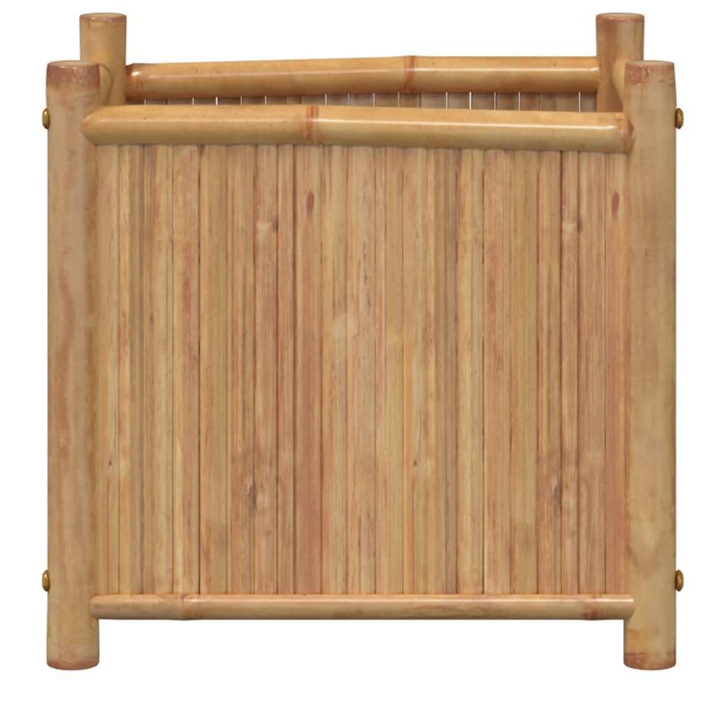 vidaXL أصيص 40x40x40 سم خيزران