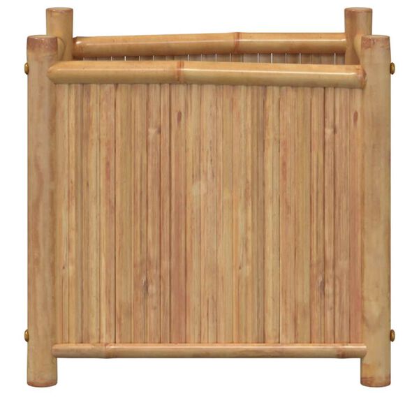 vidaXL أصيص 40x40x40 سم خيزران