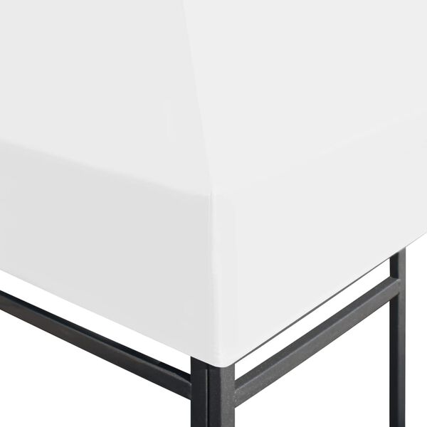 vidaXL غطاء جازيبو علوي 270 جرام/م² 3×3 م أبيض