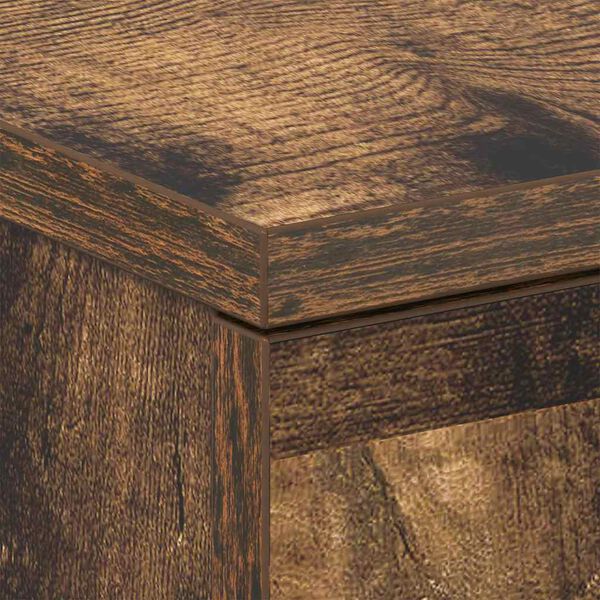 vidaXL خزانات جانب السرير 2 ق أوك دخاني 38×35×56 سم خشب صناعي