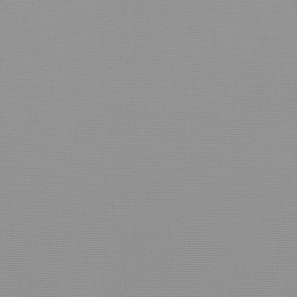 vidaXL وسادة أريكة طبلية رمادي 50×40×10 سم