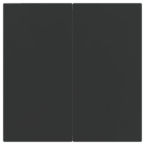 vidaXL طقم سفرة حديقة 5 قطع بولي روطان أسود