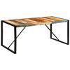 vidaXL طاولة طعام 175×90×76 سم خشب صلب مستصلح