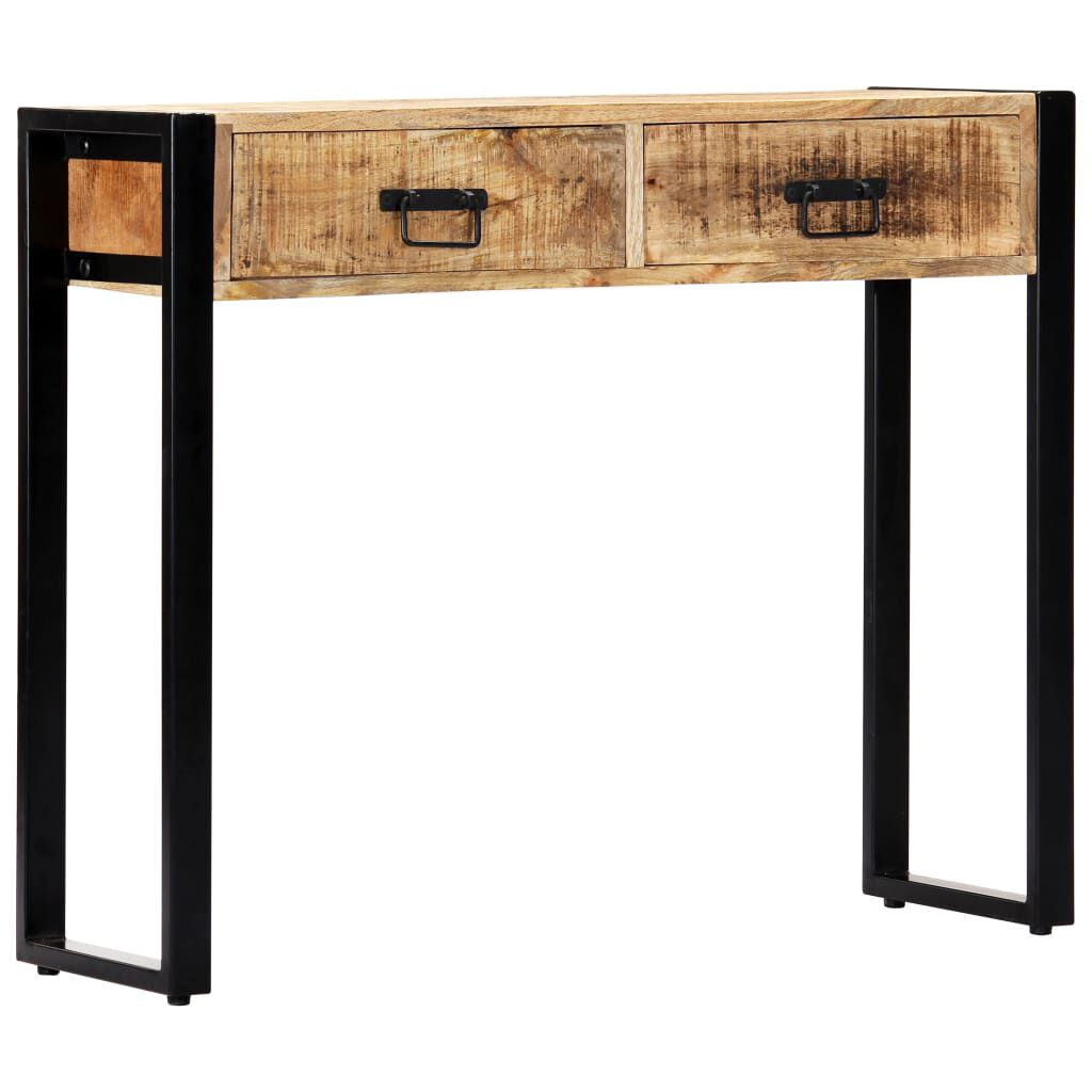 طاولة كونسول 75x30x90 سم خشب مانجو مصمت vidaXL
