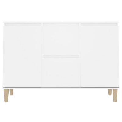 vidaXL خزانة جانبية أبيض 103.5×35×70 سم خشب صناعي