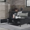 vidaXL طاولة قهوة أسود 90×60×35 سم خشب صناعي