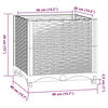vidaXL حوض زراعي مرتفع 40×40×38 سم بولي بروبيلين