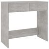 vidaXL مكتب لون رمادي أسمنتي 80&times;40&times;75 سم خشب صناعي