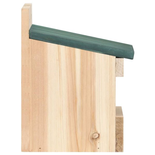 vidaXL بيوت عصافير 4 ق 12×16×20 سم خشب تنوب