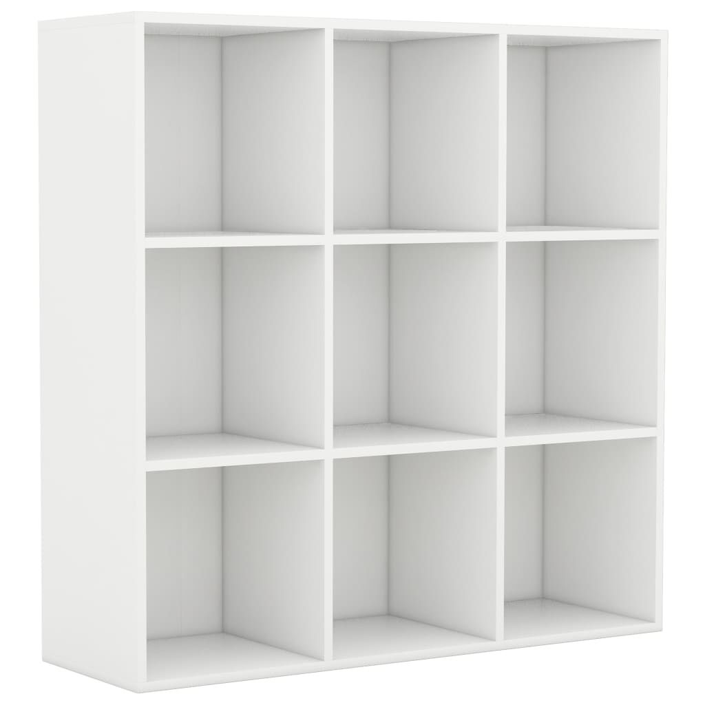 vidaXL خزانة كتب أبيض 98x29x97,5 سم خشب صناعي
