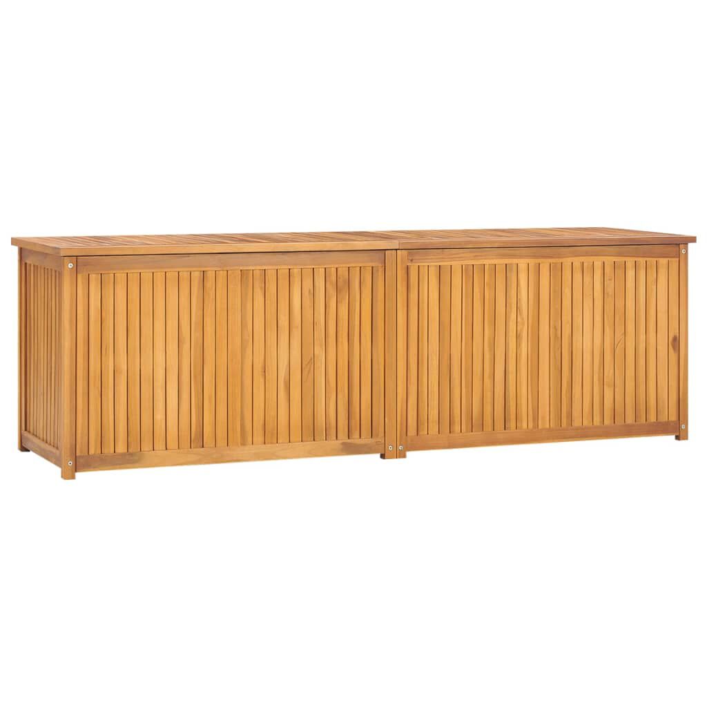 vidaXL صندوق حديقة 175×50×55 سم خشب ساج صلب